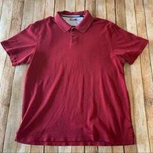 Tasso Elba mens short sleeve polo shirt | size large
